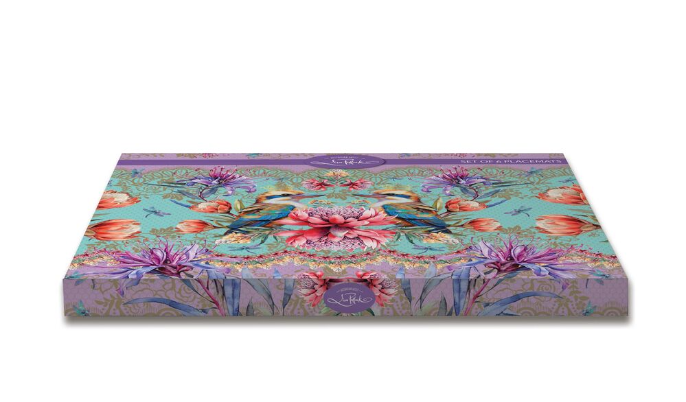 Lisa Pollock - Placemats Vintage Kookas (Set of 6)