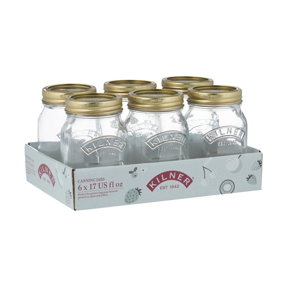 Kilner Genuine Preserve Jar - Set Of 6 500ml