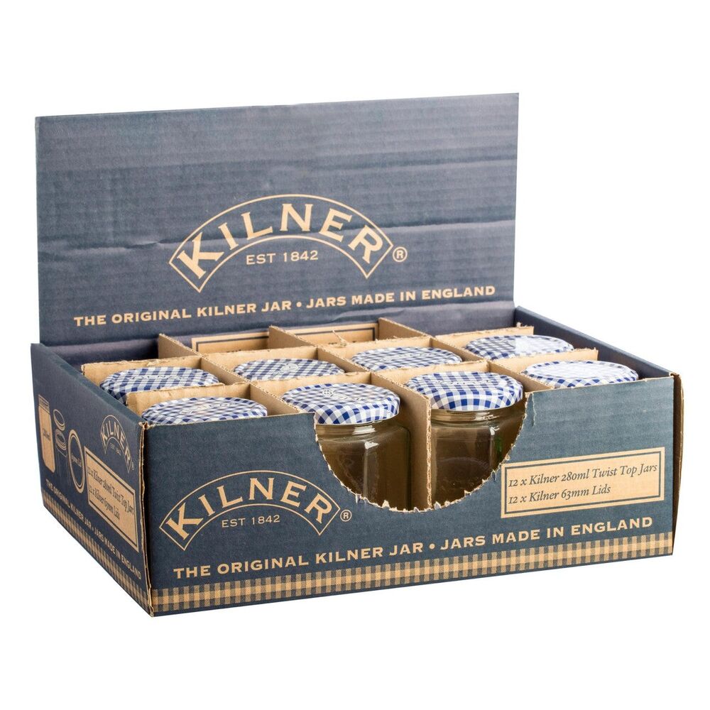 Kilner Hexagonal Twist Top Jar - 280ml