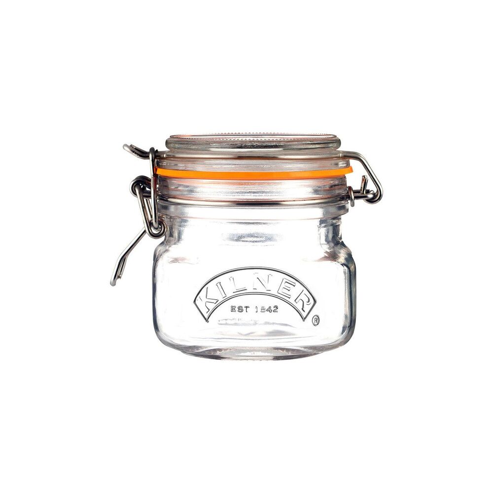 Kilner Square Clip Top Jar - 250ml
