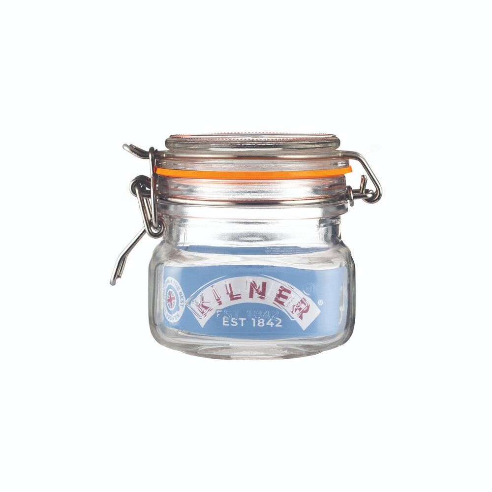 Kilner Square Clip Top Jar - 250ml