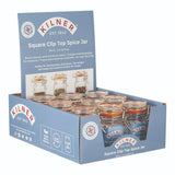 Kilner Square Clip Top Spice Jar - 70ml