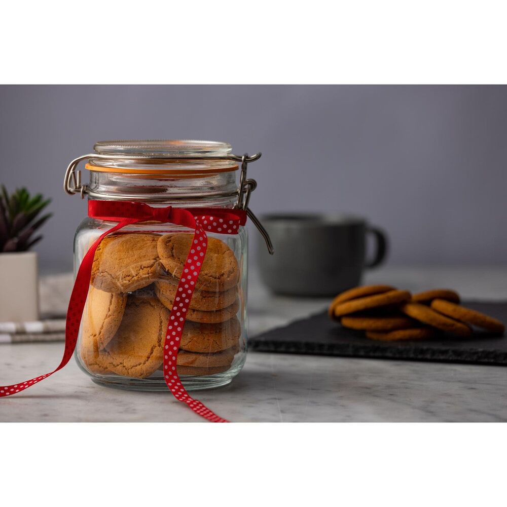 Kilner Square Clip Top Jar - 1000ml