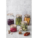 Kilner Square Clip Top Jar - 1000ml