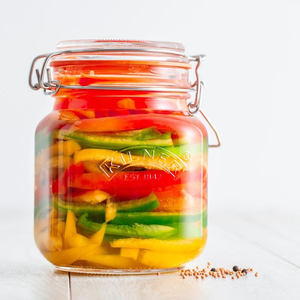 Kilner Square Clip Top Jar - 1000ml