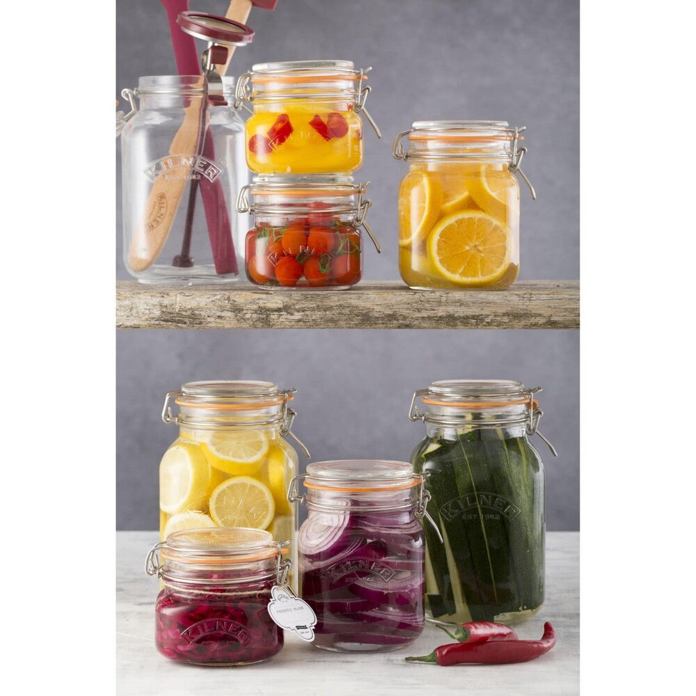 Kilner Square Clip Top Jar - 1500ml