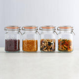 Kilner Square Clip Top Jar - 1500ml