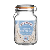 Kilner Square Clip Top Jar - 2 Litre