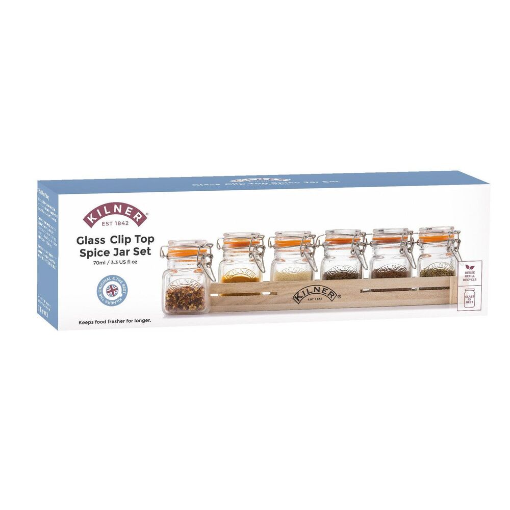 Kilner Spice Jar Set 7 Piece - 70ml