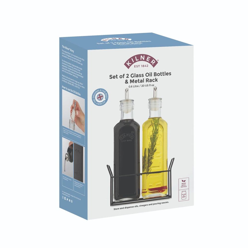 Kilner Oil Bottle Set - 600ml
