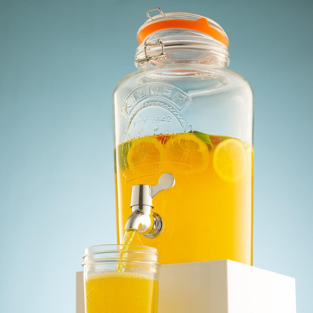 Kilner Round Storage Jar With Dispensing Tap - 5 Litre