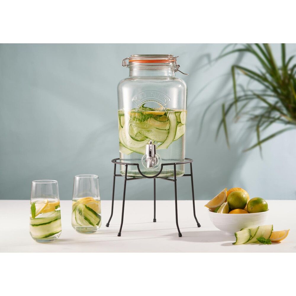 Kilner Round Storage Jar With Dispensing Tap - 5 Litre
