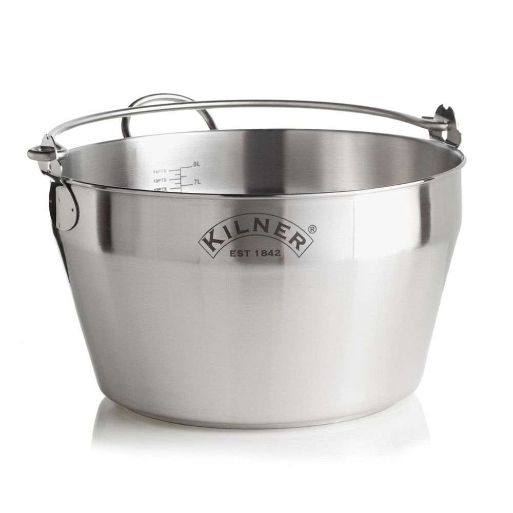 Kilner Original Stainless Steel Jam Pan - 8 Litre