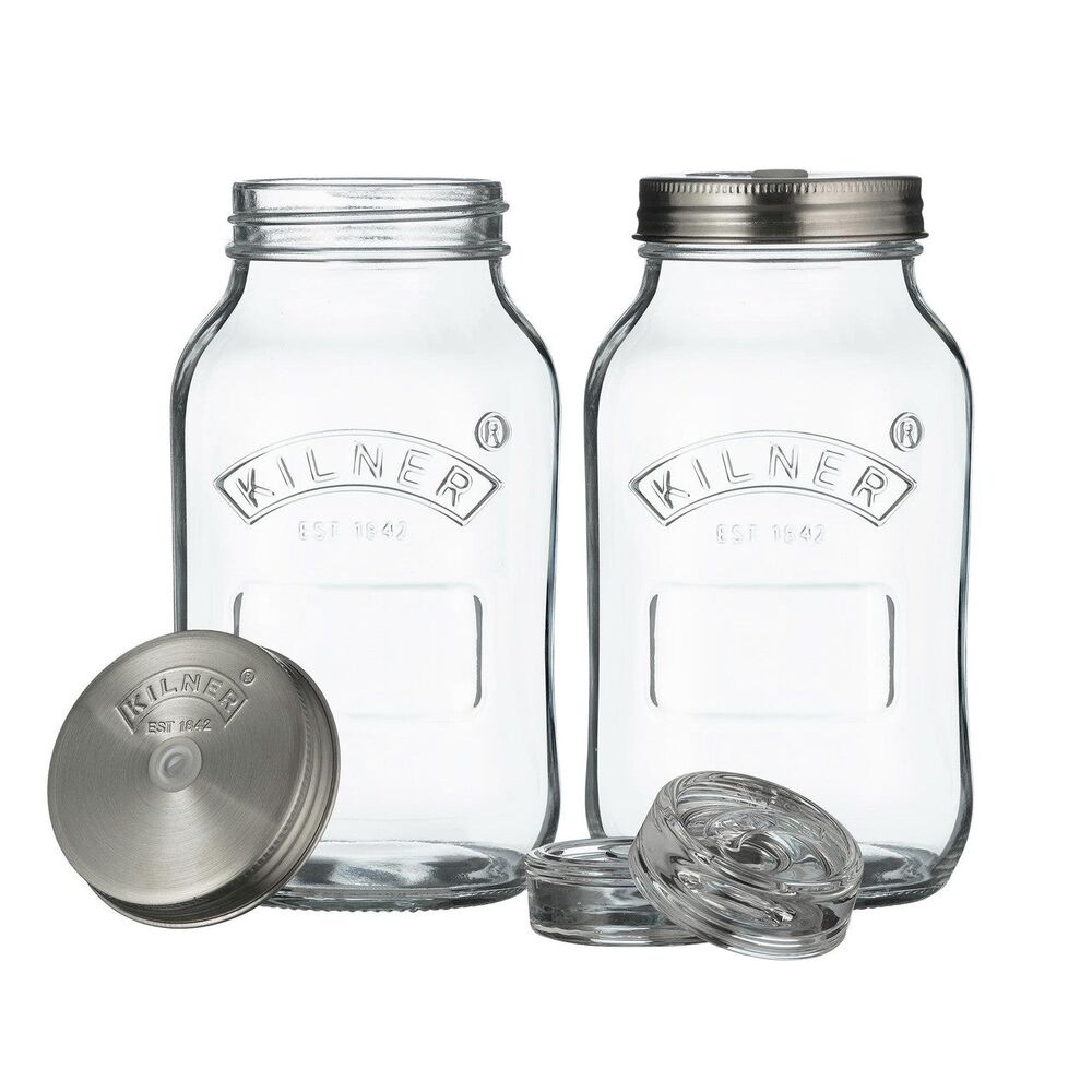 Kilner Fermentation Jar Set Of 2 - 1 Litre