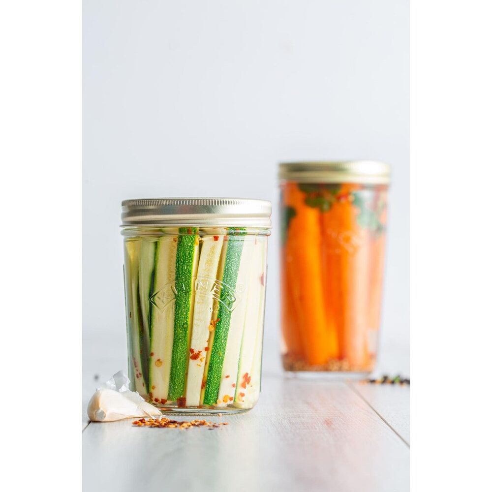 Kilner Wide Mouth Preserve Jars - Pack of 6 350ml