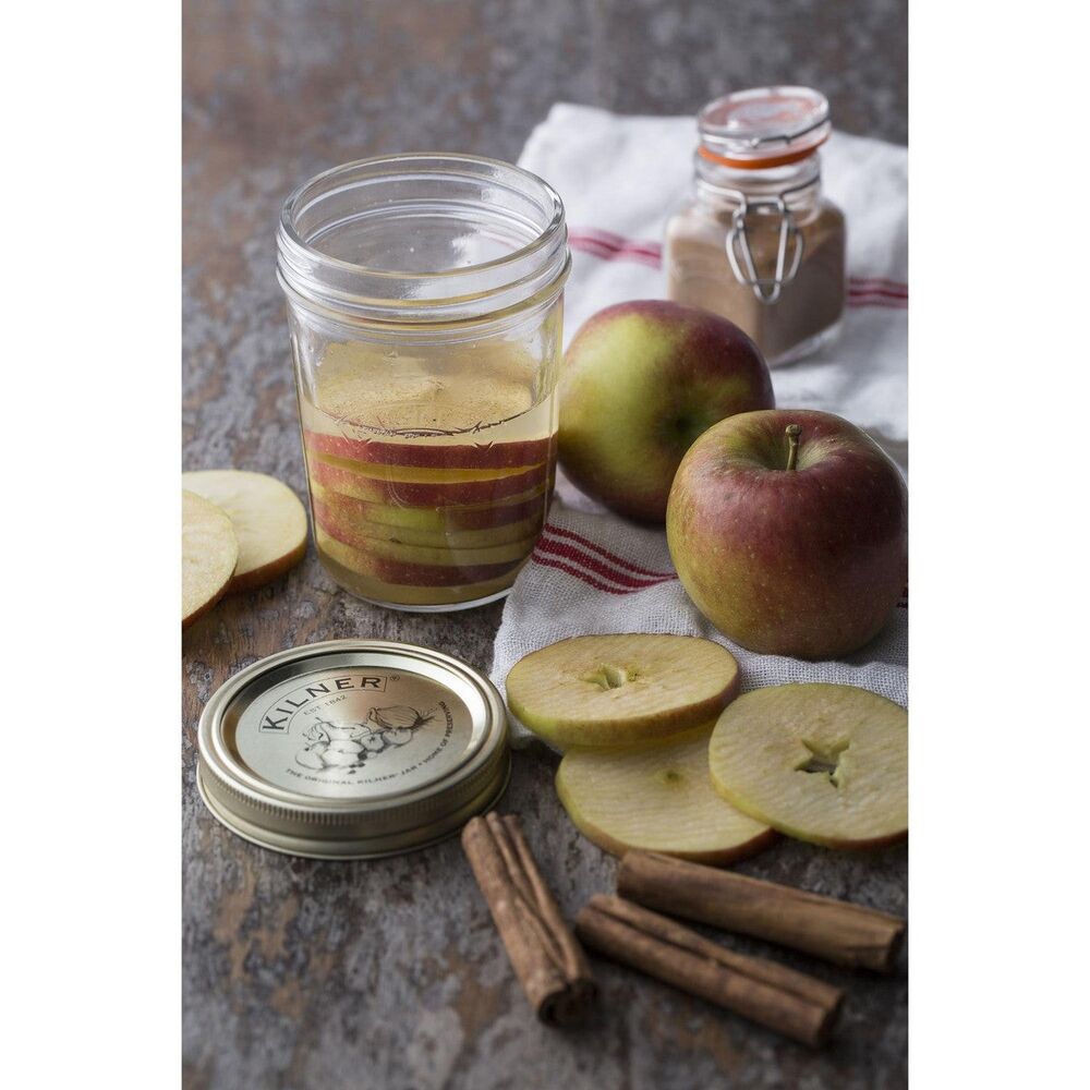 Kilner Wide Mouth Preserve Jars - Pack of 6 350ml