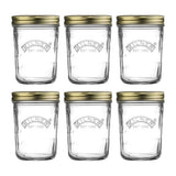 Kilner Wide Mouth Preserve Jars - Pack of 6 350ml
