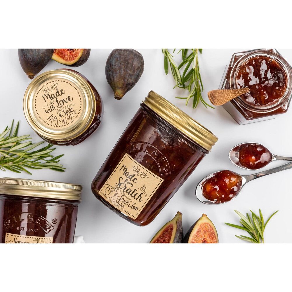Kilner Wide Mouth Preserve Jars - Pack of 6 350ml
