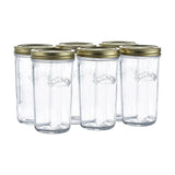 Kilner Wide Mouth Preserve Jars - Pack of 6 500ml