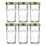 Kilner Wide Mouth Preserve Jars - Pack of 6 500ml