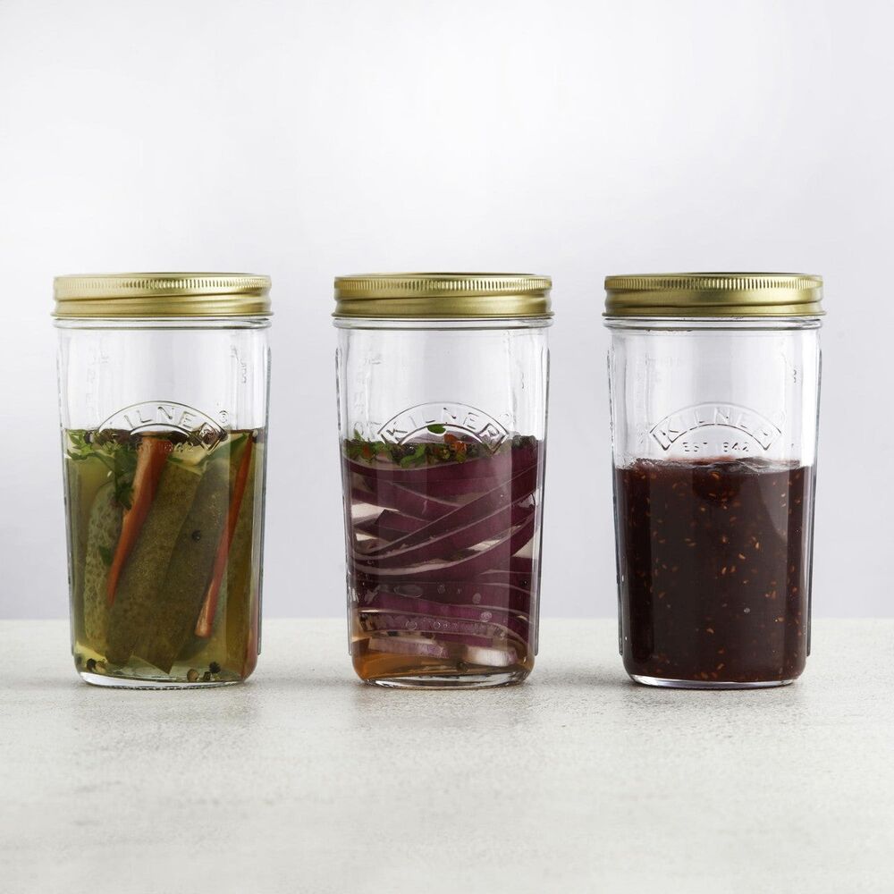 Kilner Wide Mouth Preserve Jars - Pack of 6 500ml