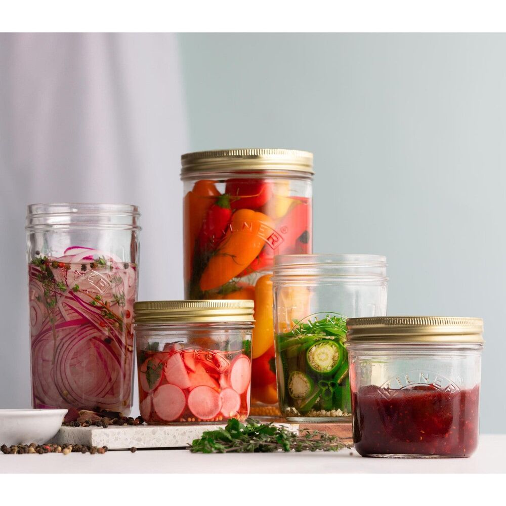 Kilner Wide Mouth Preserve Jar - 1 Litre