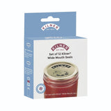 Kilner Wide Mouth Preserve Seals - Pack of 12