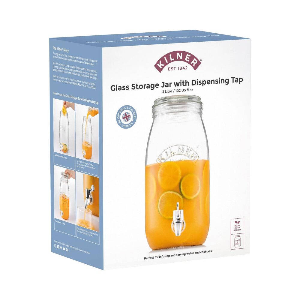 Kilner Drinks Dispenser - 3 Litre