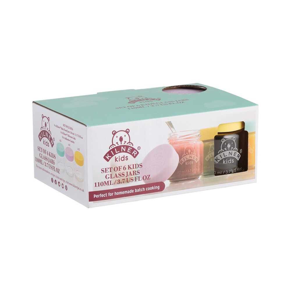 Kilner Kids Jar Set Of 6 - 110ml