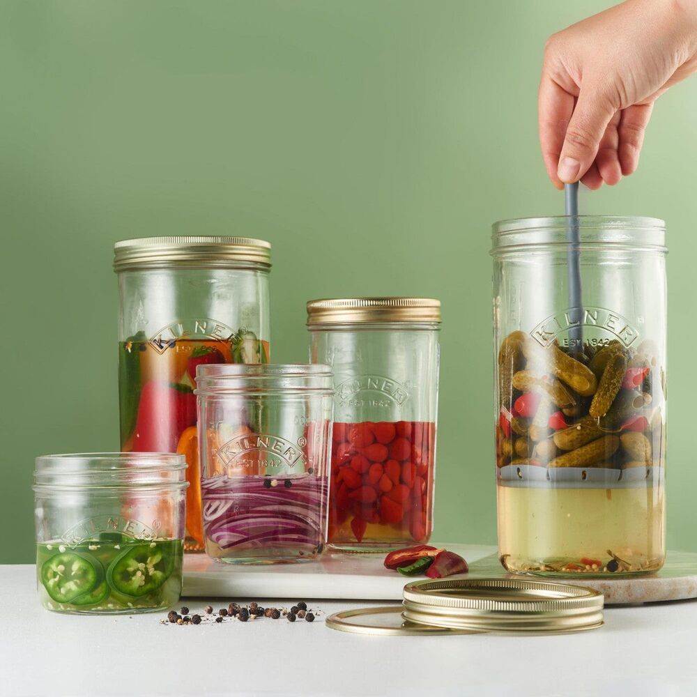 Kilner Pickle Jar With Lifter - 1 Litre