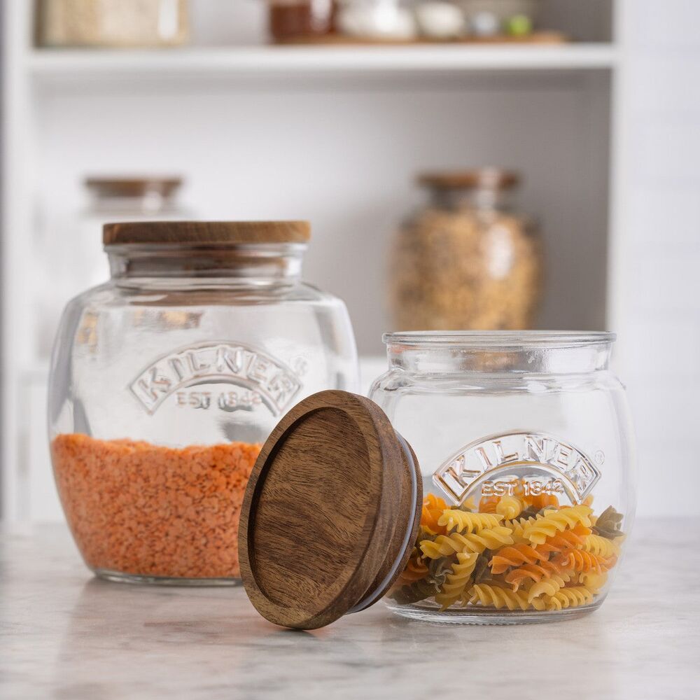 Kilner Universal Jar With Wooden Lid - 2 Litre