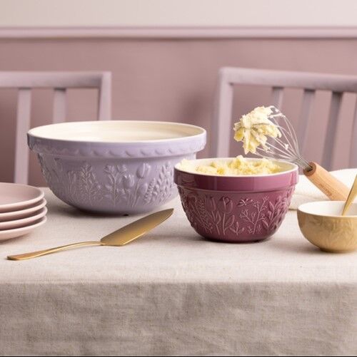 Mason Cash - In The Meadow Rose Purple Pudding Basin - 16x9cm