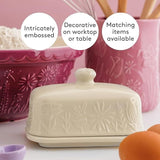 Mason Cash - In The Meadow Cream Butter Dish - 16cm
