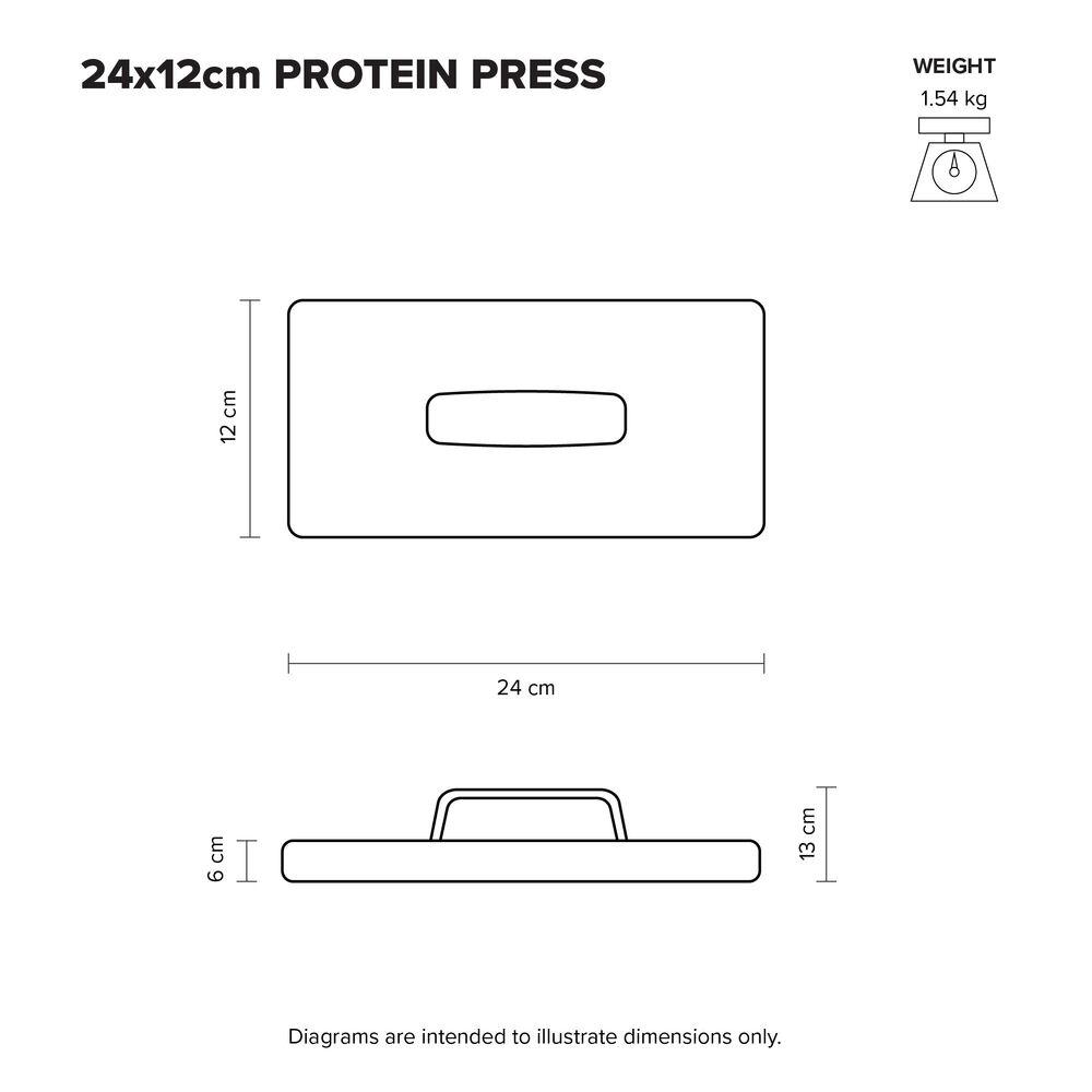 Scanpan - Protein Press Rectangular - 24x12cm
