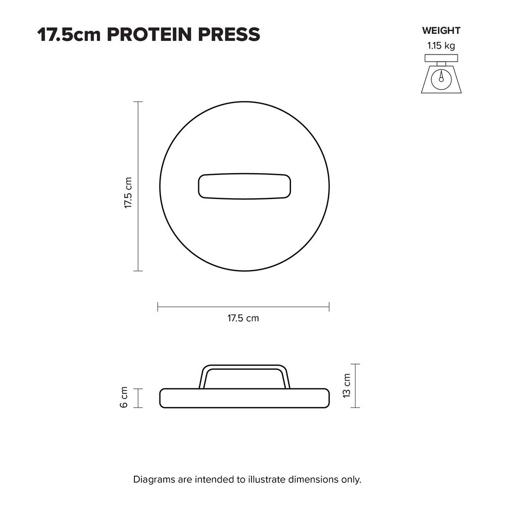 Scanpan - Impact Protein Press Round - 17cm