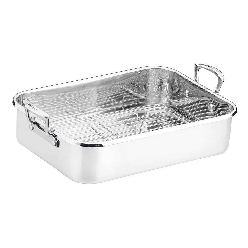 Scanpan - Impact Roaster With Rack - 42cm x 26cm x 11cm