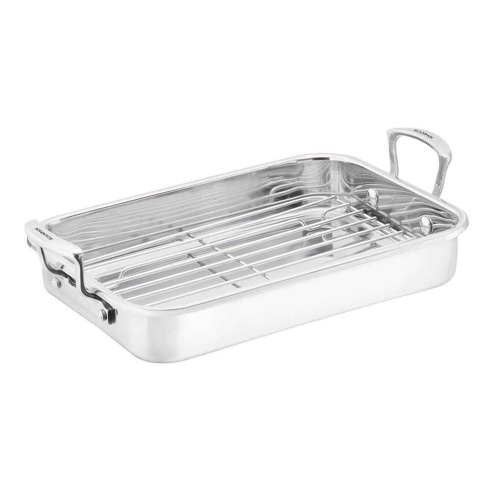 Scanpan - Impact Roaster With Rack - 42cm x 26cm x 11cm