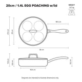Scanpan - Impact Egg Poacher Set - 20cm