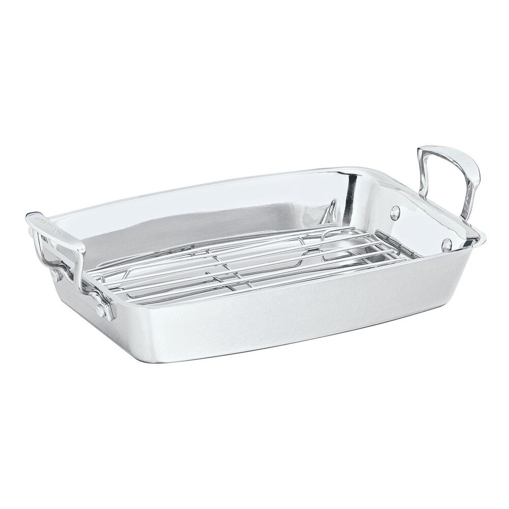 Scanpan - Impact Induction Roaster with Rack - 42 x 26 x 11cm