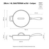 Scanpan - STS Saute Pan - 28cm