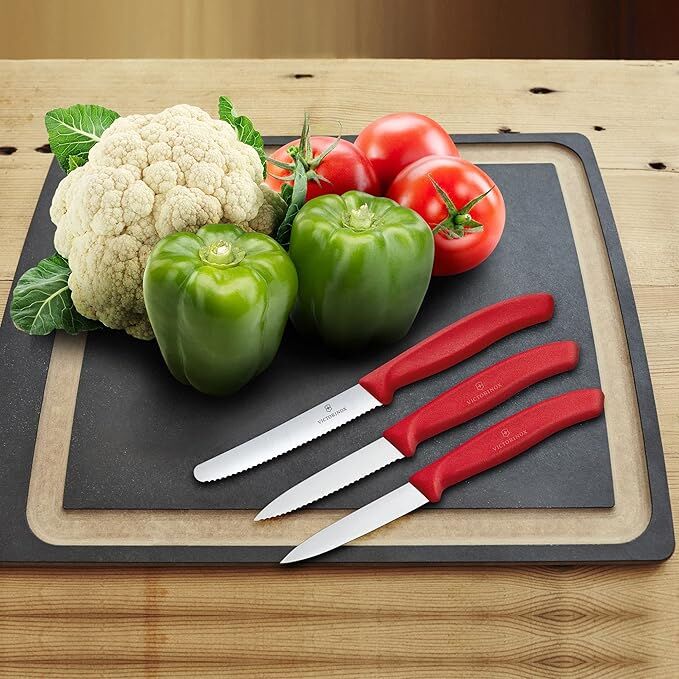 Victorinox Swiss Classic Paring Knife 3pc Set Red