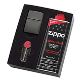 Zippo Gift Set - Lighter and Fluid - Black Ice