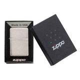 Zippo Lighter - Brushed Finish Chrome