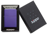 Zippo Lighter - Classic Purple Matte