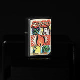Zippo Lighter - Comic Zombies Design