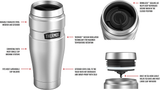Thermos Stainless King Travel Tumbler 470ml Midnight Blue