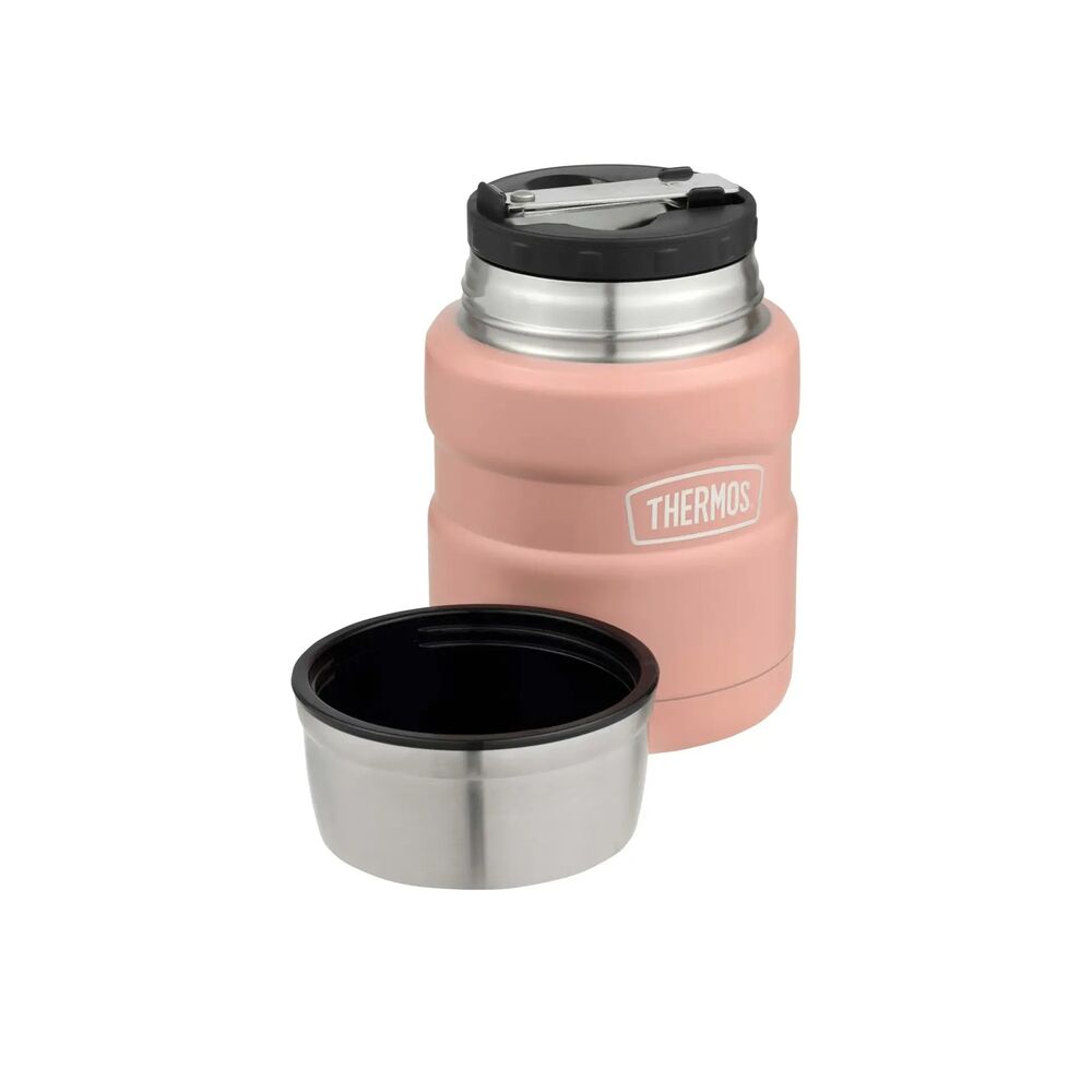 Thermos Stainless King Food Jar 470ml Rose Pink