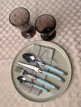 Jean Dubost Laguiole Simplicite - 24pc Cutlery Set Pastels