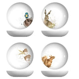 Royal Worcester Wrendale Pasta Bowls - Duck, Hare, Mouse, Squirrel (Set of 4)