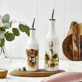 Royal Worcester Wrendale Oil & Vinegar - Sunshine Duck & Daisy Coo Highland Cow (Set of 2)